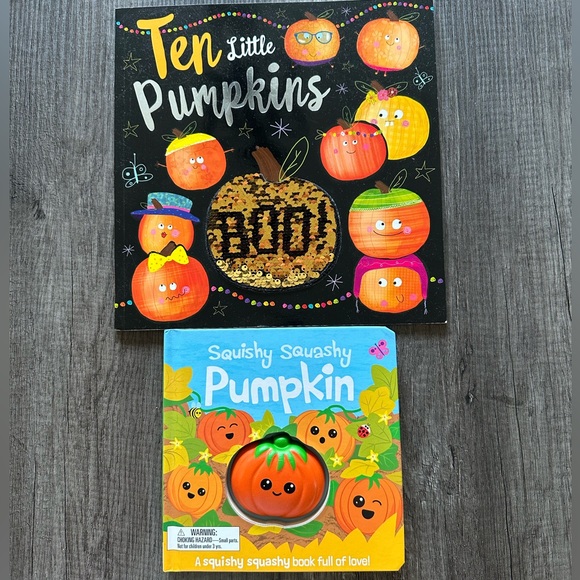 Ten little pumpkins π and Squishy squashy pumpkin π book books - Picture 1 of 4